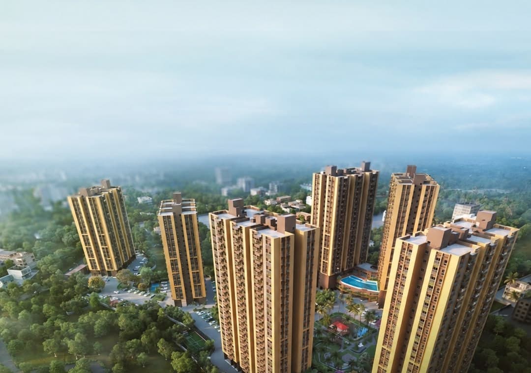 8.3-acre site with 80% open landscape around the towers